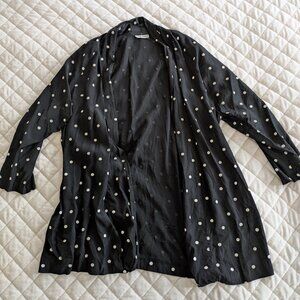 Vintage Adrian Jordan Polka Dot Open Coverall